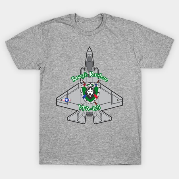 F-35C Lightning II - Rough Raiders T-Shirt by MBK